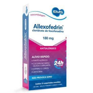 Allexofedrin180mg 10 Comprimidos
