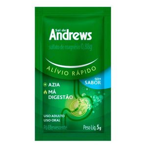 Sal de Andrews Sulfato de Magnésio 0,88g Pó Efervescente 5g