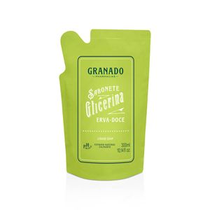 Refil Sabonete Líquido Glicerina Granado Erva Doce 300ml