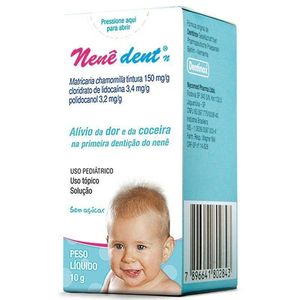 Nenê Dent Solução de Uso Tópico 10g
