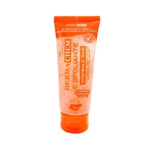Gel Esfoliante Dermachem Vitamina C com Esferas de Bamboo e Luffa Vegetal 100g