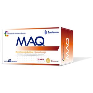 Suplemento Vitamínico Mineral MAQ com 60 Comprimidos
