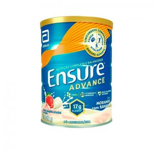 Suplemento Nutricional Sabor Morango com Banana Ensure Advance 400g