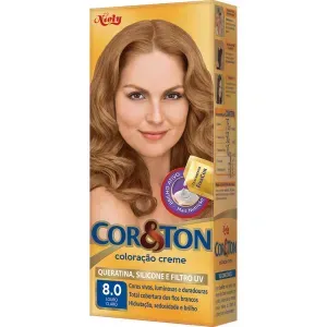 Tintura Cor&Ton Niely 8.0 Louro Claro com 1 Unidade