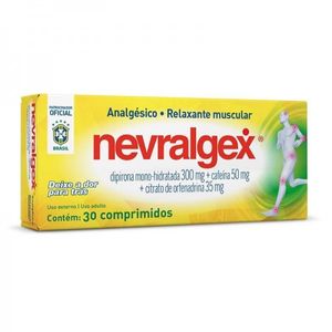 Nevralgex 300mg + 50mg + 35mg com 30 Comprimidos