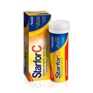 Starfor C 1g Natulab com 10 Comprimidos Efervescentes