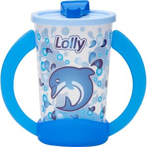 Copo Oceano com Alça Azul Lolly 350ml