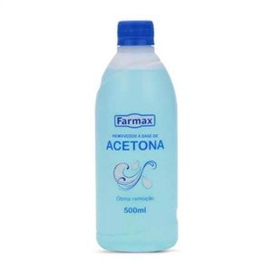 Removedor de Esmalte à Base de Acetona Farmax 500ml