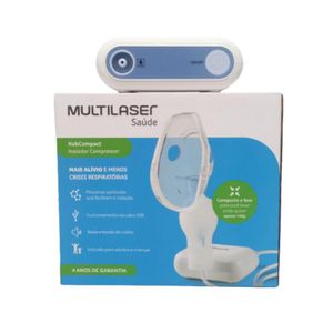Multilaser Inalador Compressor Portatil Nebcompact Hc025 com 1 Unidade