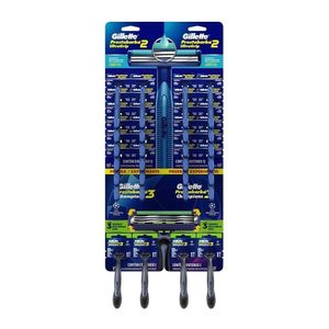Kit Aparelho de Barbear Gillette Prestobarba UltraGrip 2 com 24 Unidades + Champions 3 com 4 Unidades