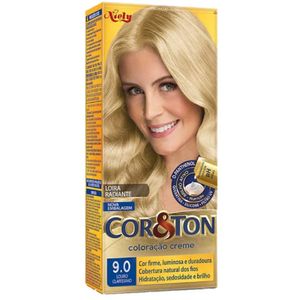 Kit Tintura Cor&Ton Nº 9.0 Louro Claríssimo com 1 Unidade