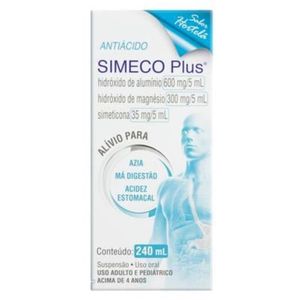 Simeco Plus 120mg/ml + 41,5mg/ml + 7mg/ml Suspensão Oral Frasco 240ml