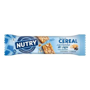 Nutry Barra de Cereal Sabor Castanha de Caju com Chocolate 22g