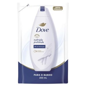 Refil Sabonete Líquido Corporal Dove Nutrição Profunda 200ml
