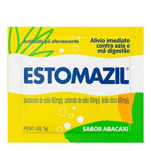Estomazil 462mg/g + 90mg/g + 438mg/g Pó Efervescente Sabor Abacaxi Envelope 5g