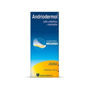 Andriodermol Solução de Uso Dermatológico Frasco 50ml