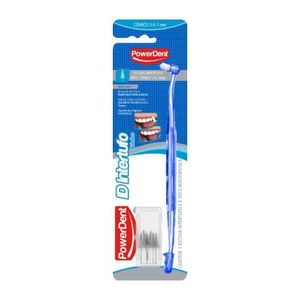 Escova Dental Powerdent ID Intertufo Cônico 3 a 7mm com 1 Unidade