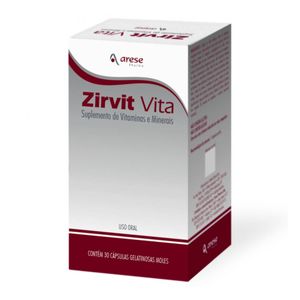Suplemento Vitamínico Mineral Zirvit Vita com 30 Cápsulas Gelatinosas Moles