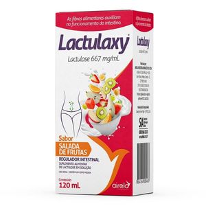 Lactulaxy 667mg/ml Solução de Uso Oral Sabor Salada de Frutas Frasco 120ml