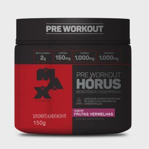 Hórus Pré-Treino Sabor Frutas Vermelhas Max Titanium 150g