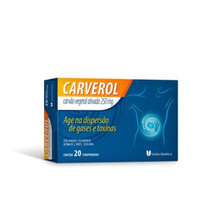 Carverol 250mg com 20 Comprimidos