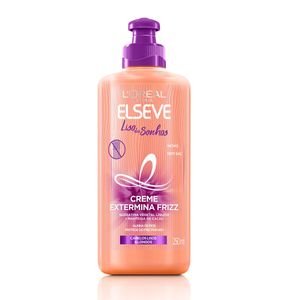 Creme para Pentear Elseve Liso Dos Sonhos Extermina Frizz 250ml
