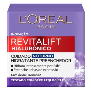 Creme Facial Anti-Idade L'oréal Paris Revitalift Noturno 50ml