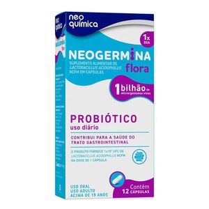 Probiótico Neogermina 1 Bilhão com 12 Cápsulas