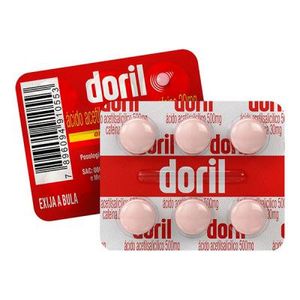 Doril 500mg + 30mg com 25 Blísteres com 6 Comprimidos