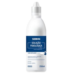 Solução Soro Fisiológico Farmax Sorimax 250ml