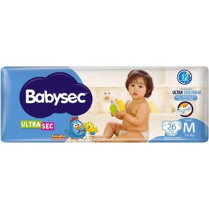 Fralda Babysec Galinha Pintadinha Ultrasec Jumbo Tamanho M 26 Unidades