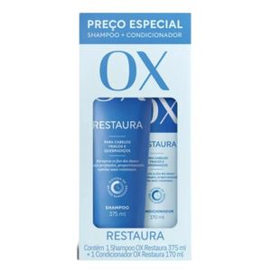 Kit Ox Restaura com Shampoo 375ml+ Condicionador 170ml