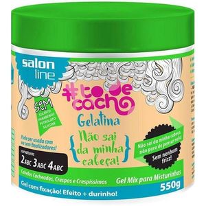 Gelatina Salon Line Não Sai da Minha Cabeça! #TODECACHO 550g