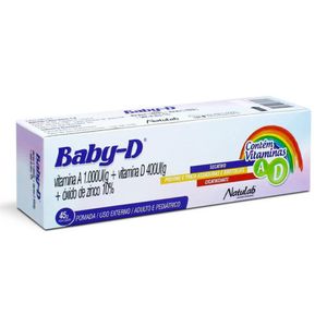 Baby-D 1000UI/g + 400UI/g + 10% Pomada de Uso Dermatológico 45g