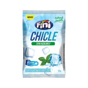 Chiclete Fini Natural Sweets Menta sem Açúcar 18g