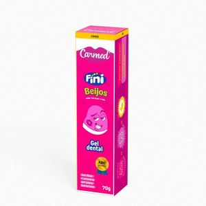 Gel Dental Carmed Fini Beijos com Flúor 70g