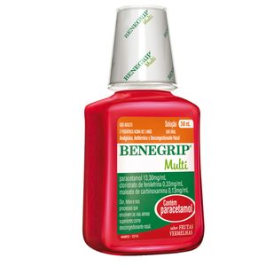 Benegrip Multi 13,30mg/ml + 0,33mg/ml + 0,13mg/ml Solução de Uso Oral Frasco 240ml