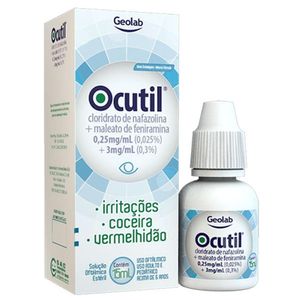 Ocutil 0,25mg/ml + 3mg/ml Suspensão de Uso Oftálmico Frasco Gotejador 15ml