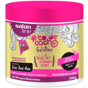 Gelatina Capilar Salon Line #Todecacho Vai Ter Volume Sim 550g