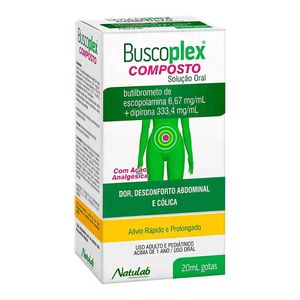 Buscoplex Composto 6,67mg/ml + 333,4mg/ml Solução de Uso Oral Frasco Gotejador 20ml