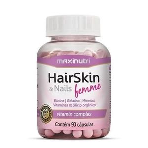 HairSkin & Nails Femme Maxinutri com 90 Cápsulas
