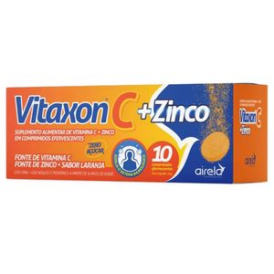 Vitaxon C + Zinco com 10 Comprimidos Efervescentes