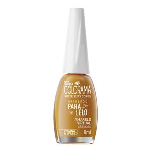 Esmalte Colorama Cremoso Amarelo Virtual Solte Suas Cores Universo Paralelo 8ml