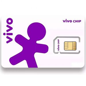 Chip Vivo 4G Pré Pago Corte Triplo DDD Automático com 1 Unidade