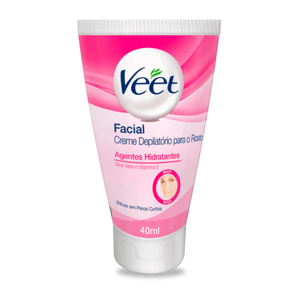 Creme Depilatório Veet Facial Buço Peles Delicadas 40ml