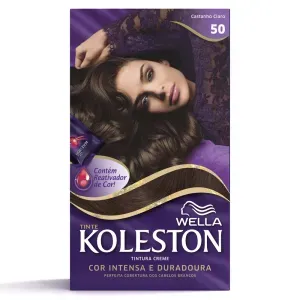 Kit Coloração Creme 50 Castanho Claro Wella Koleston com 1 Unidade