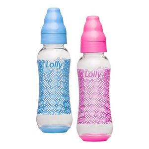 Mamadeira Lolly Viva Bico de Silicone Ortodôntica Azul 250ml