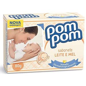 Sabonete Infantil Pom Pom Leite e Mel 80g
