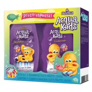 Kit Acqua Kids Tutti-Frutti com Shampoo 250ml + Condicionador 250ml