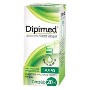Dipimed 500mg/ml Solução de Uso Oral Frasco Gotejador 20ml
